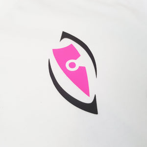 womans pink ignite tee shirt top chllen lifestyle wear womans wear logo